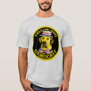 Yellow Dog Democrat Black Shirt