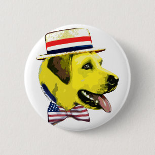Yellow Dog Democrat. Button