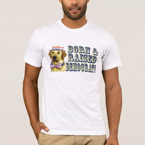 Yellow Dog Democrat Retro Shirt 