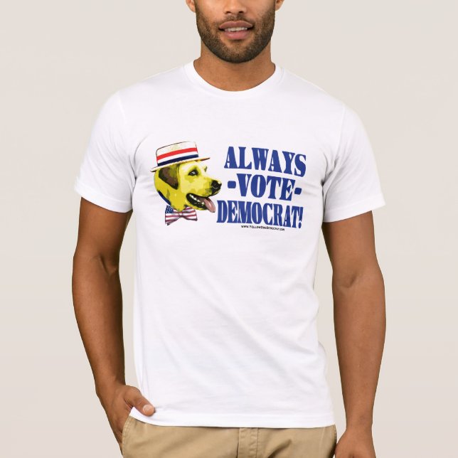 Yellow Dog Democrat Shirt  (Front)