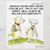 Yellow Dog Democrats Funny (Front/Back)