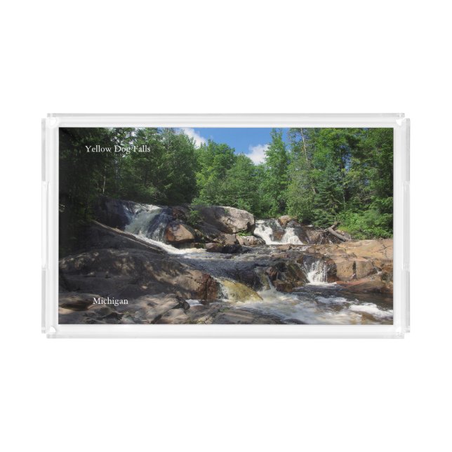 Yellow Dog Falls acrylic tray (Front)
