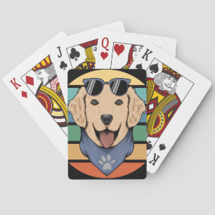Yellow Dog Fashion Playing Cards