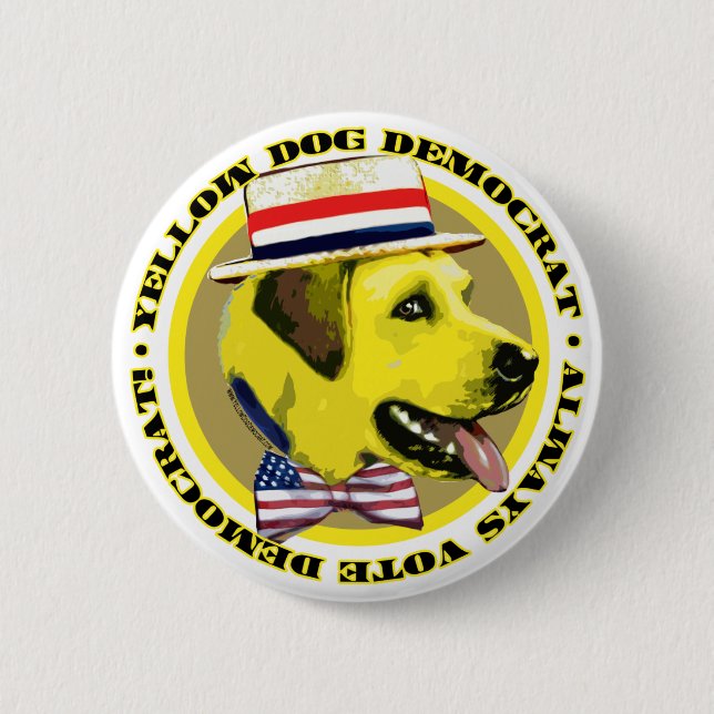 Yellow Dog Logo Button  (Front)