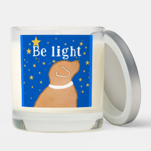 Yellow Dog Scented Candle Be Light