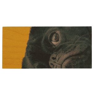 yellow dog wood flash drive