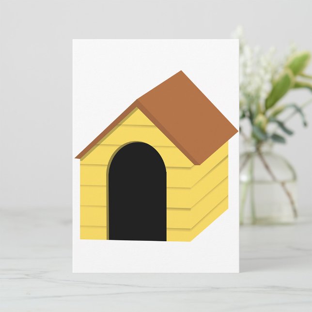 Yellow Doghouse Invitations (Creator Uploaded)