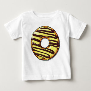 Yellow Donut, Doughnut, Chocolate, Icing, Frosting Baby T-Shirt
