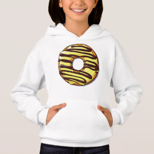 Yellow Donut, Doughnut, Chocolate, Icing, Frosting Hoodie