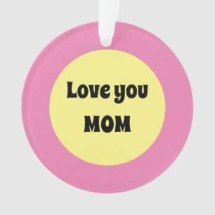 Yellow Dot Acrylic Ornament