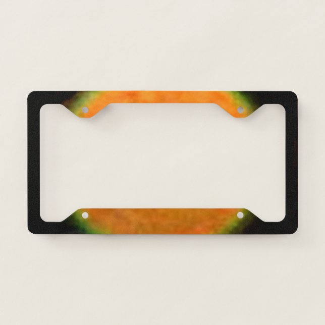 Yellow Dot license plate frame (Front)