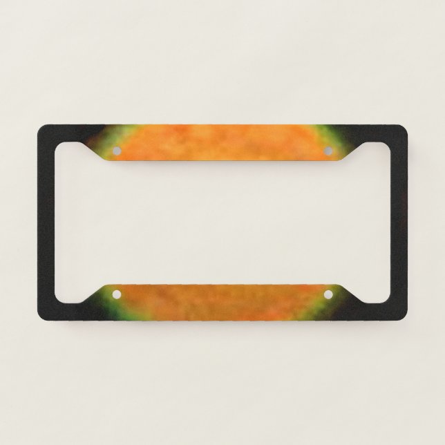 Yellow Dot license plate frame (Front)