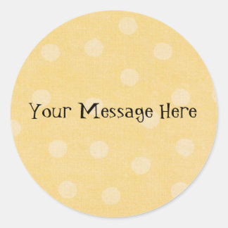 Yellow Dot Stickers