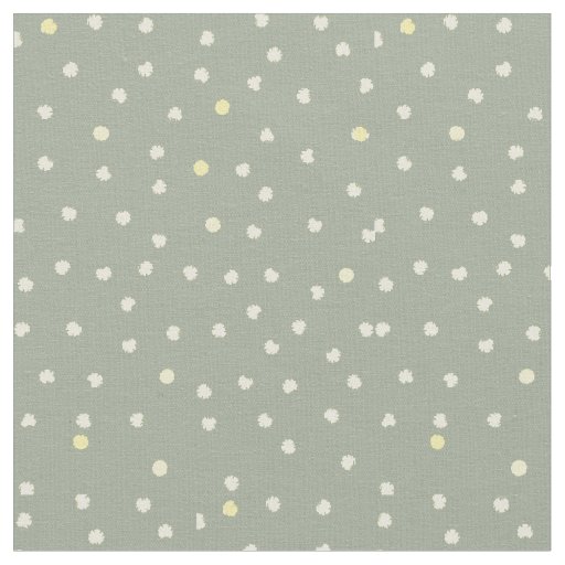yellow dots in grey fabric