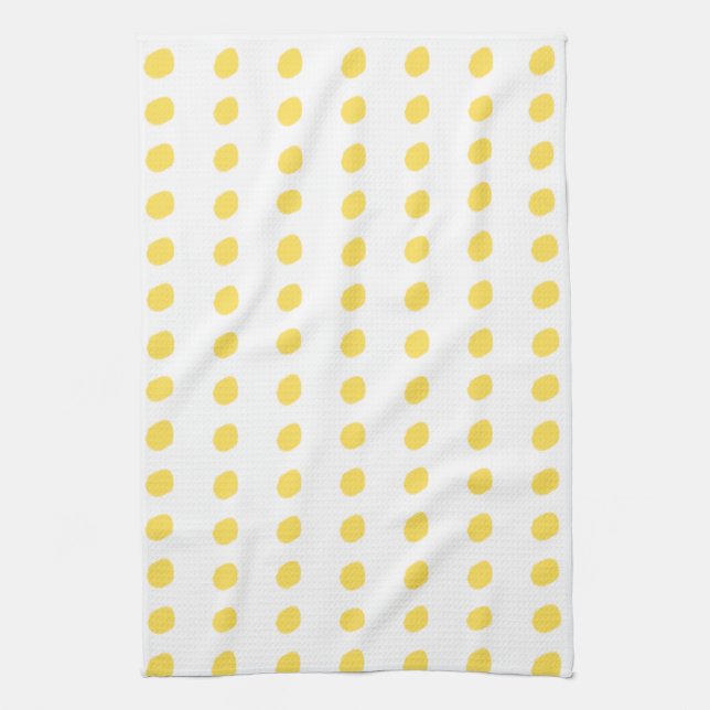 Yellow Dots Towel (Vertical)