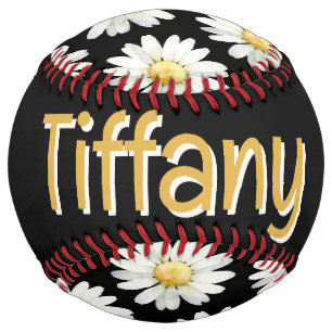 Yellow Dotted Daisy's (Customize) Softball