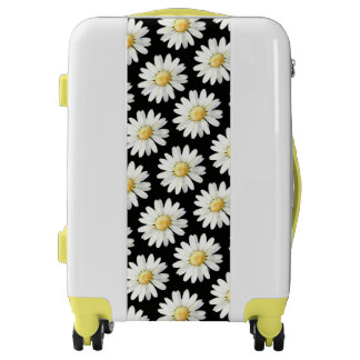Yellow Dotted Daisy's Luggage