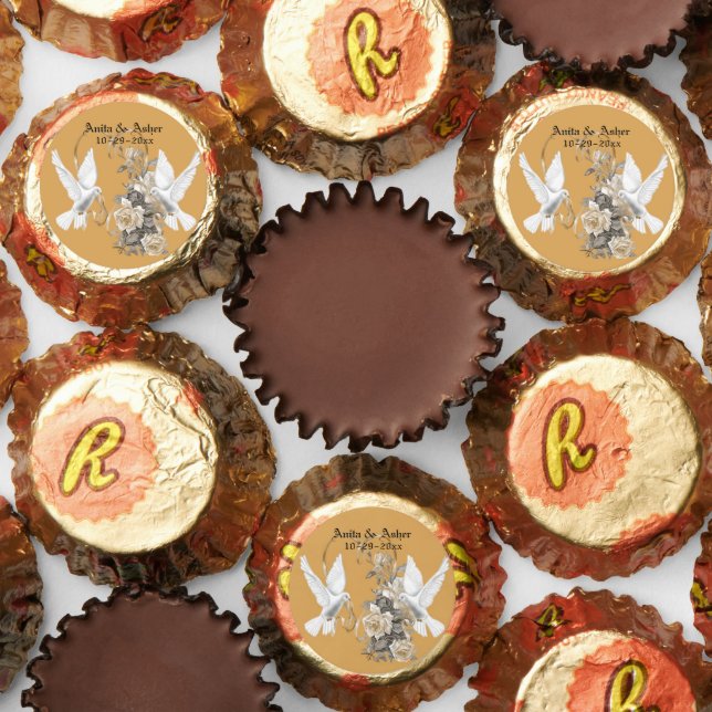 Yellow Doves And Roses Reese's Peanut Butter Cups (Assorted)