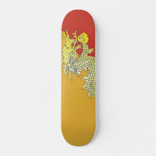 Yellow Dragon Skateboard Deck
