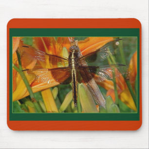 Yellow Dragonfly Mousepad