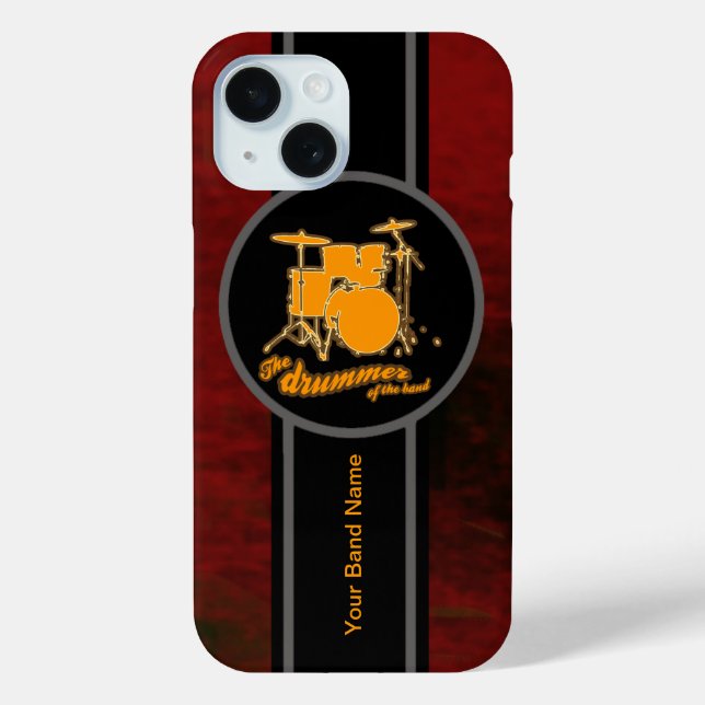 yellow drum customizable Case-Mate iPhone case (Back)