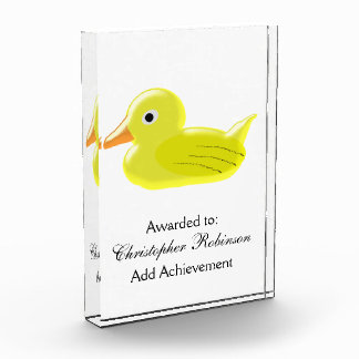 Yellow Duck Acrylic Award