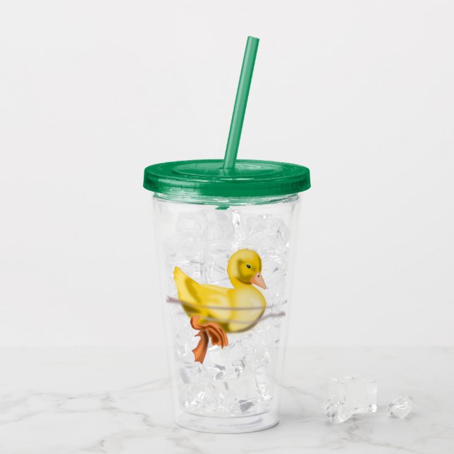 Yellow Duck Acrylic Tumbler (Back Ice)
