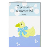 Yellow Duck Baby Congratulations (Front)