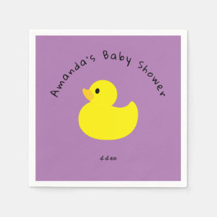 Yellow Duck - Baby Shower Napkins