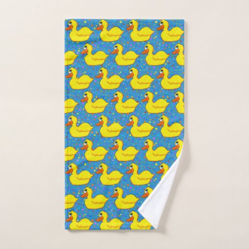 Yellow Duck Bathroom Towel Set | Zazzle