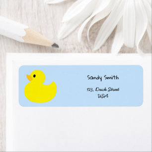 Yellow Duck, Blue Color Label