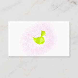 yellow duck business card design