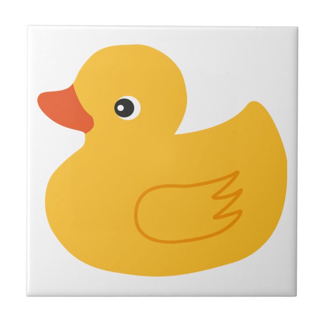 Yellow Duck Ceramic Tile (Front)
