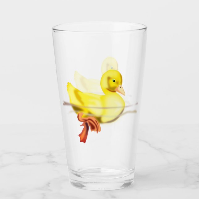 Yellow Duck Glass (Front)