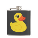 Yellow Duck Hip Flask at Zazzle