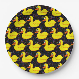 Yellow Duck Paper Plates