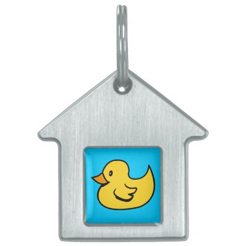 Yellow Duck Pet Tag