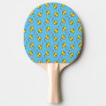 Yellow duck ping pong paddle