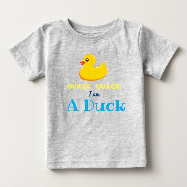 Yellow duck - Quack Quack Baby T-Shirt (Front)