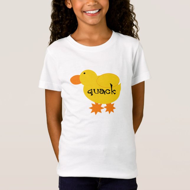 Yellow Duck Quack Tshirts and Gifts (Front)
