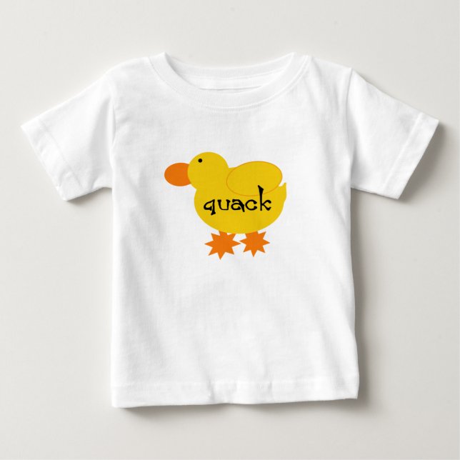 Yellow Duck Quack Tshirts and Gifts (Front)