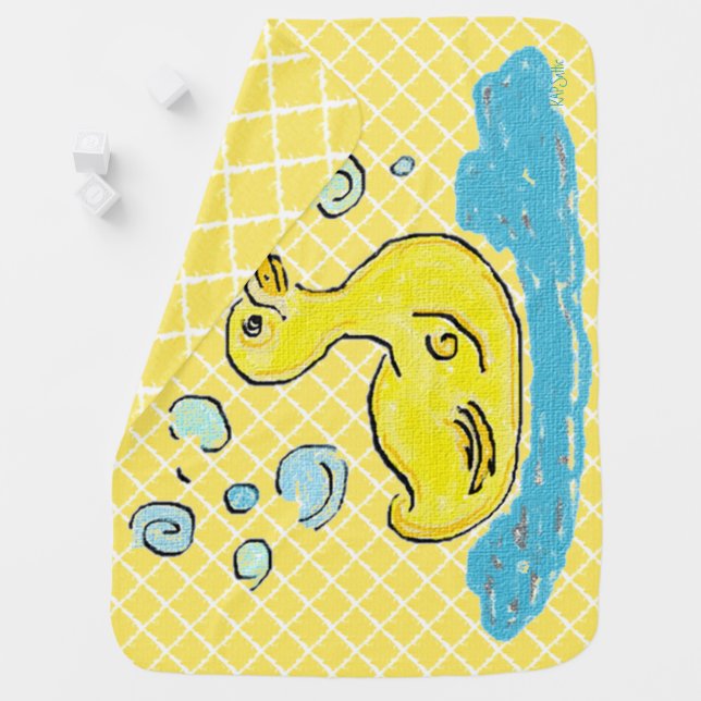 Yellow Duck Receiving Blanket (In Situ)