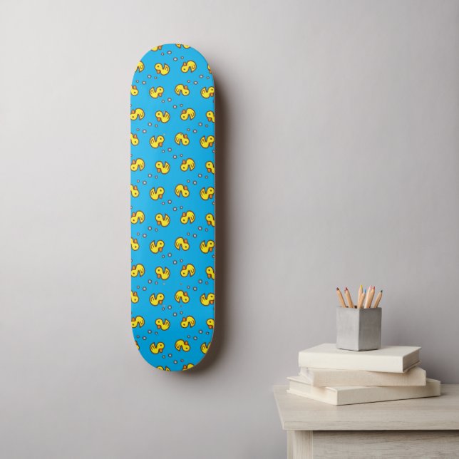Yellow duck Skateboard (Wall Art)