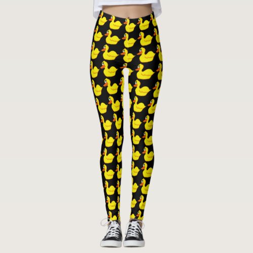 Yellow Duck Womens Leggings