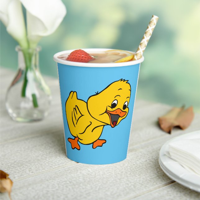 Yellow Duckie Paper Cups (Insitu)