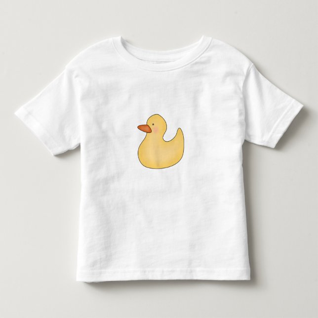 Yellow Duckie Toddler T-shirt (Front)