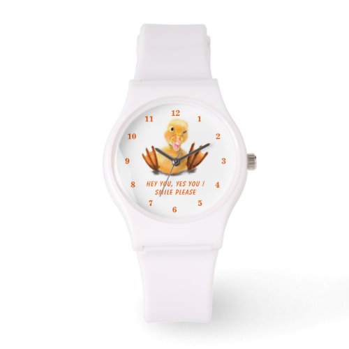 Yellow Duckling Playful Watch _ Smile