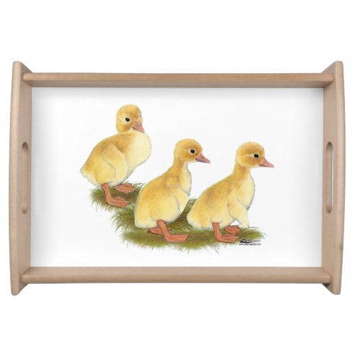 Yellow Ducklings Serving Tray