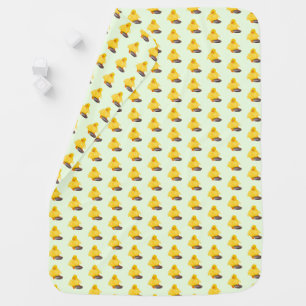 Yellow Ducks Baby Blanket