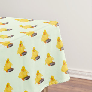 Yellow Ducks Tablecloth